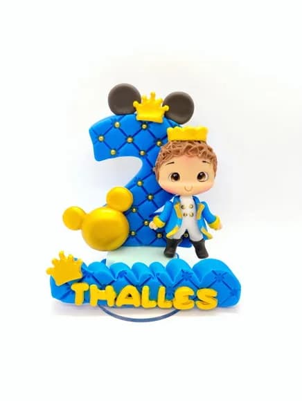 Vela Mickey Realeza ( 1 a 9 Anos)