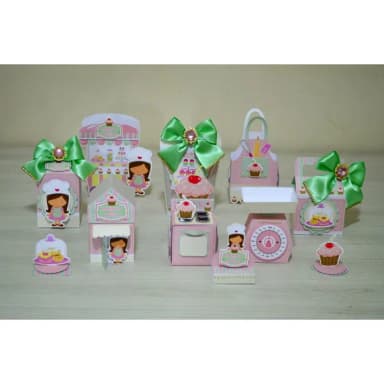 Kit 60 Lembrancinhas Doceria