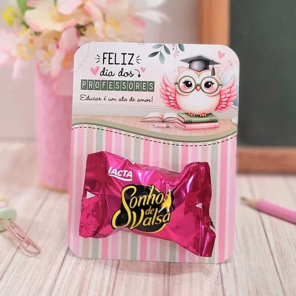 Card para Bombom Professores - Não Acompanha Bombom