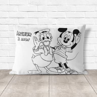 Almofada de Colorir Pinte e Lave do Mickey