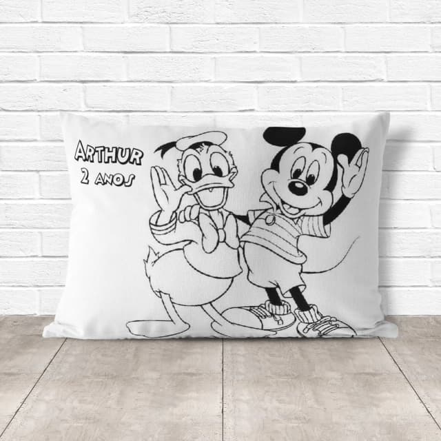 Almofada de Colorir Pinte e Lave do Mickey