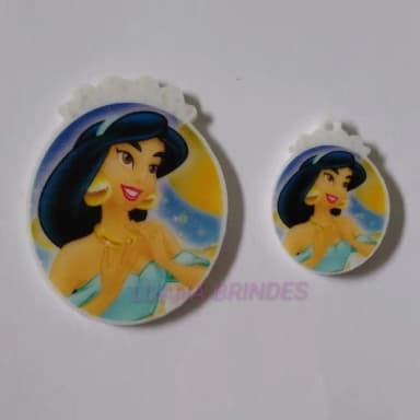 Kit Jasmine Aplique e Pingente de Acrílico 3 Kits