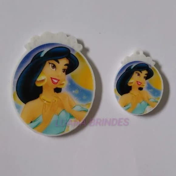 Kit Jasmine Aplique e Pingente de Acrílico 3 Kits