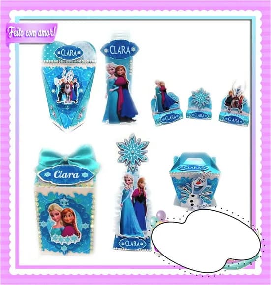 Kit 30 Lembrancinhas Frozen