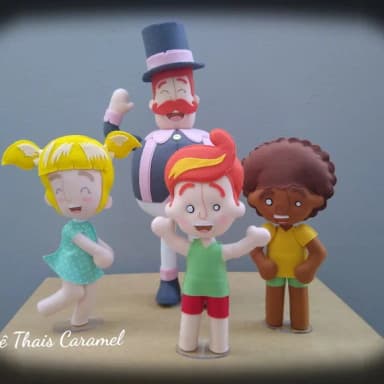 Turma do Bita em feltro