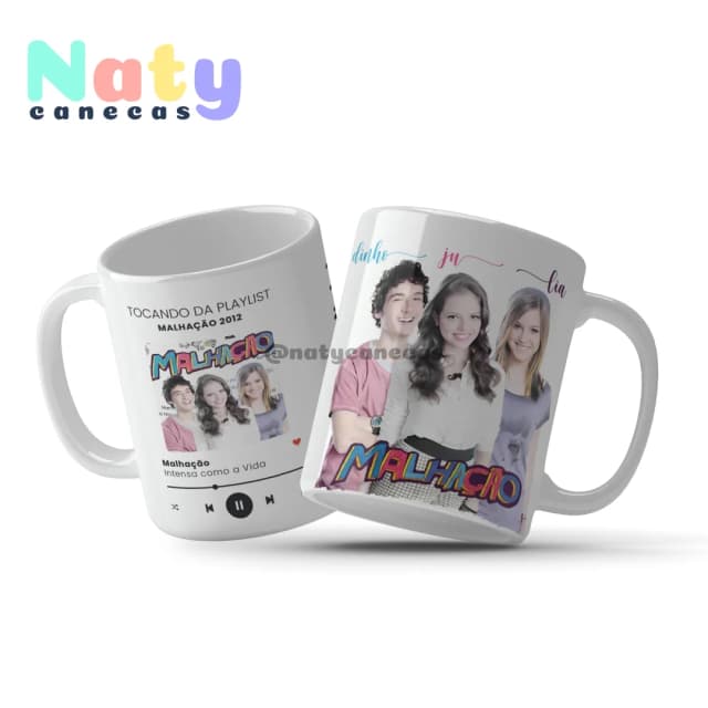 Caneca Personalizada Trilha Sonora Malhação 2012