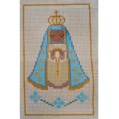 Tela pintada para bordar tapeçaria - Talagarça grossa