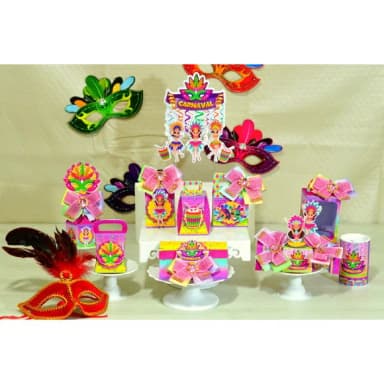Kit 60 Lembrancinhas Carnaval