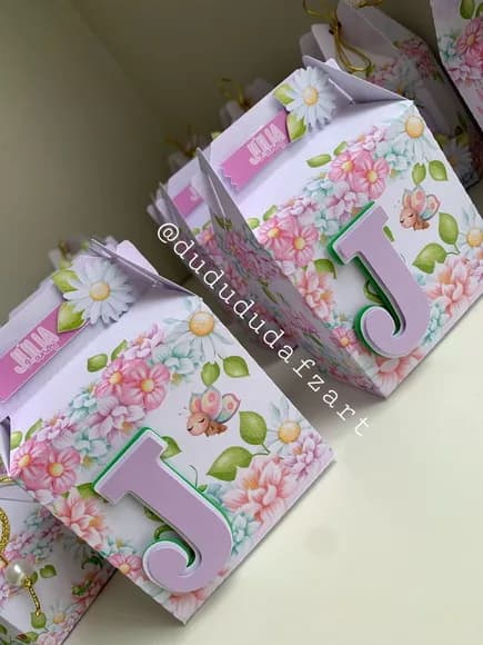 Kit 30 Lembrancinhas Jardim Floral