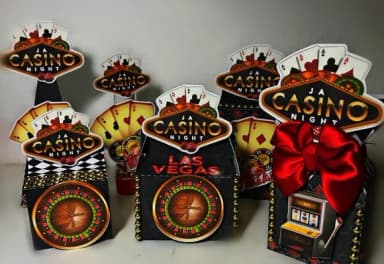 Kit 60 Lembrancinhas Cassino