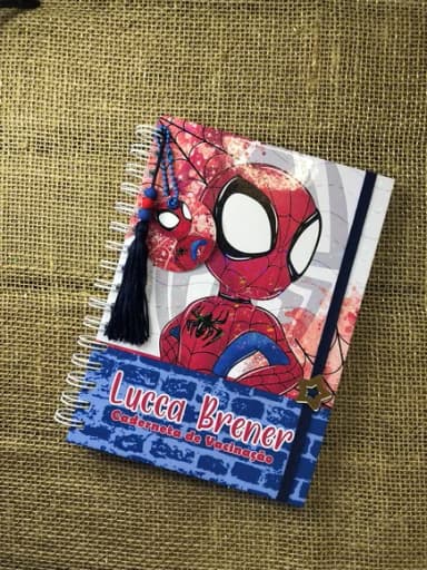 Caderneta de Saúde / Vacinação Personalizada - Homem-aranha