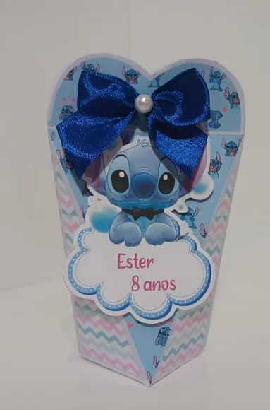 Caixa Coração - Stitch