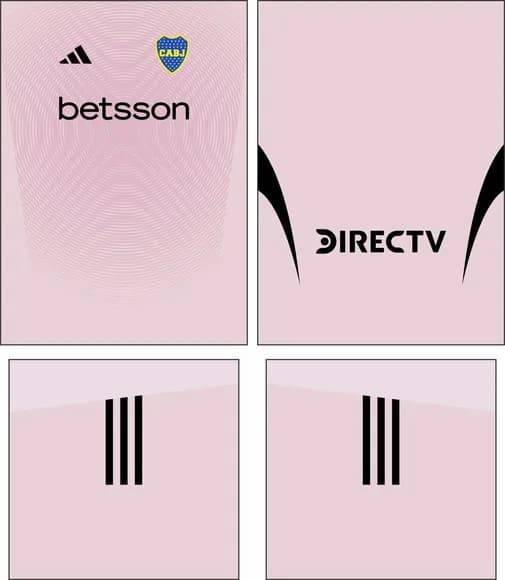 Arte Vetor Camisa Boca Juniors Goleiro 2026