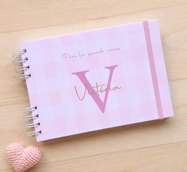 Caderno de Mensagens para Bebê