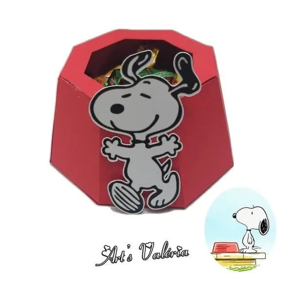 Comedouro de Papel do Snoopy