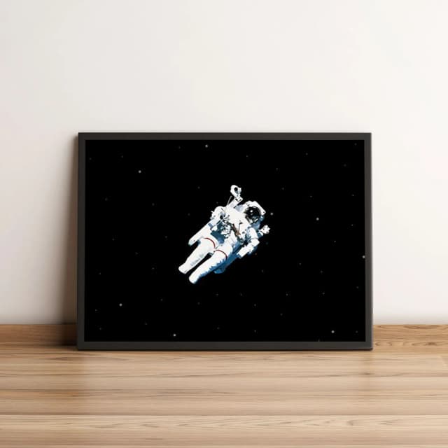 Quadro Astronauta Voando no Espaço 184