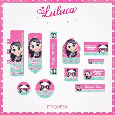 60 Etiquetas Escolares Personalizadas Prova D'agua