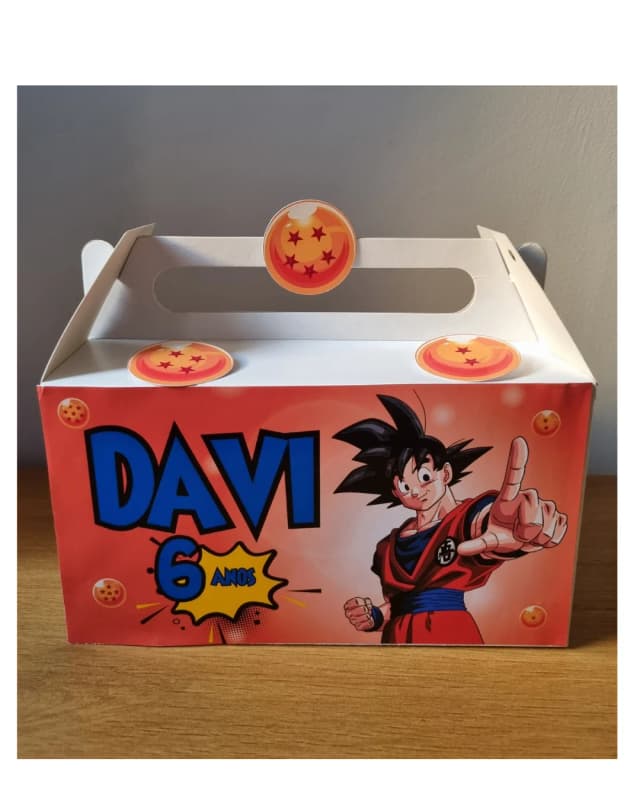 Caixa Maleta Lembrancinha  Ball Z