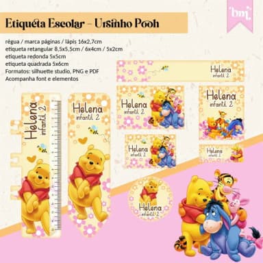 60 Etiquetas Pooh