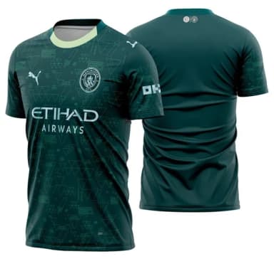 Arte Vetor Camisa Manchester City Ea Sports Fc 25-26
