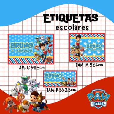 60 Etiquetas Escolares