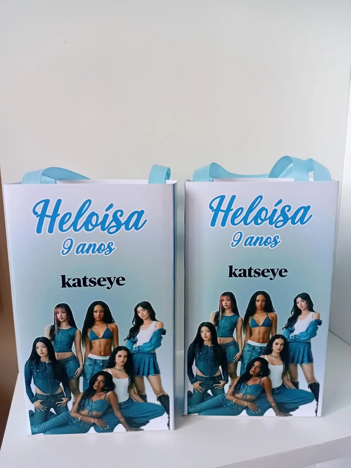 Sacolinhas Personalizadas Katseye para Lembrancinhas