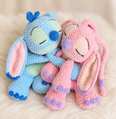 Amigurumi Stitch e Angel