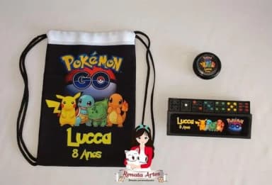Mini Kit Jogos 2 na Mochila Pokémon Go
