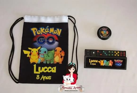 Mini Kit Jogos 2 na Mochila Pokémon Go