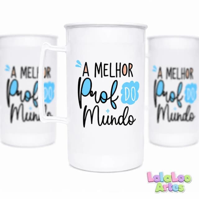 Lembrancinha Caneca Dia dos Professores A Melhor Prof do Mundo