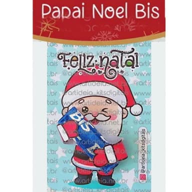 Arquivo de Corte Porta Bis Papai Noel 01