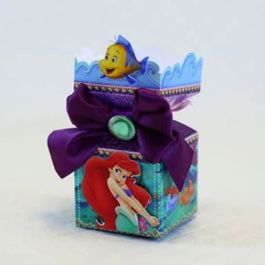 Caixa Meia Bala Sereia Ariel
