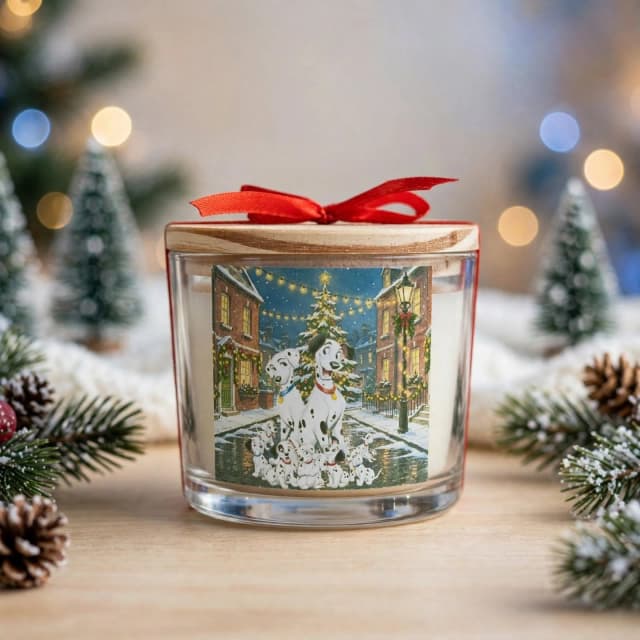 Vela Aromática no Copo Personalizada Natal 101 Dálmatas, Trabalhamos com outros temas.