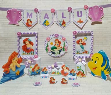Kit 60 Lembrancinhas Ariel