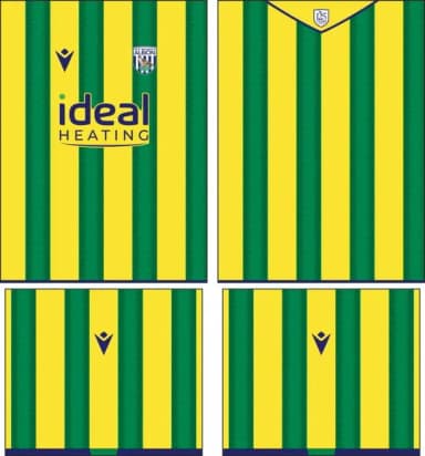 Arte Vetor Camisa Wb Albion Visita 2025-2026