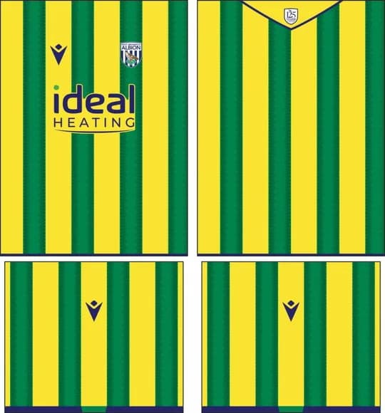 Arte Vetor Camisa Wb Albion Visita 2025-2026