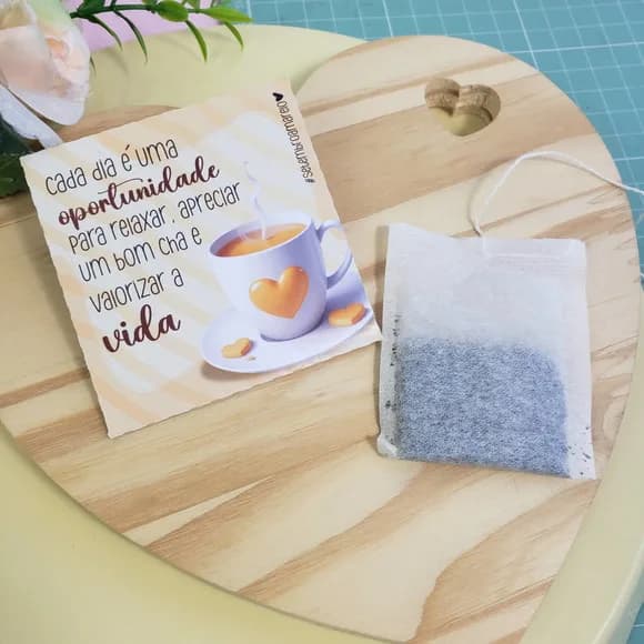 Embalagem para Chá Setembro Amarelo - Não Acompanha Chá