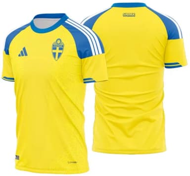 Arte Vetor Camisa Suecia Titular 2026