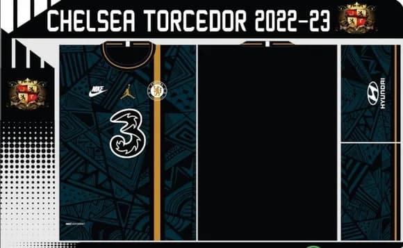 Vetor Da Camisa Chelsea Torcedor 2022-23