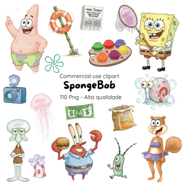 KIT DIGITAL BOB ESPONJA 01