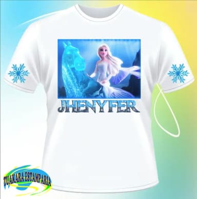 Camiseta Frozen 2 - Cavalo Mágico e Elsa 2