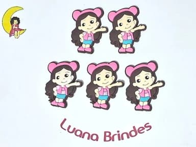 Aplique Maria Clara Emborrachado Pacote com 6 Unidades