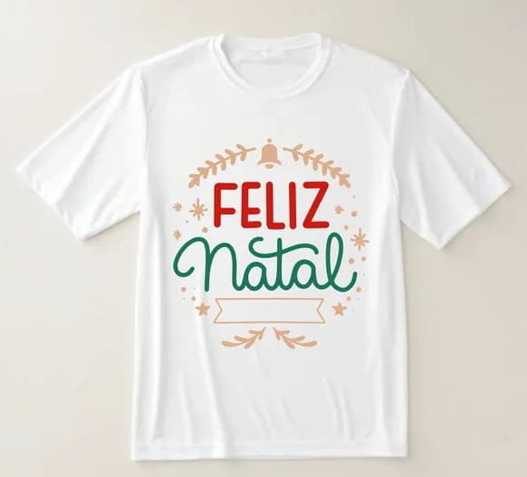 Camiseta Família de Natal Personalizada - Celebre em Estilo