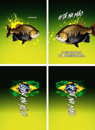Arte Vetor Camisa Pesca-mod-0119