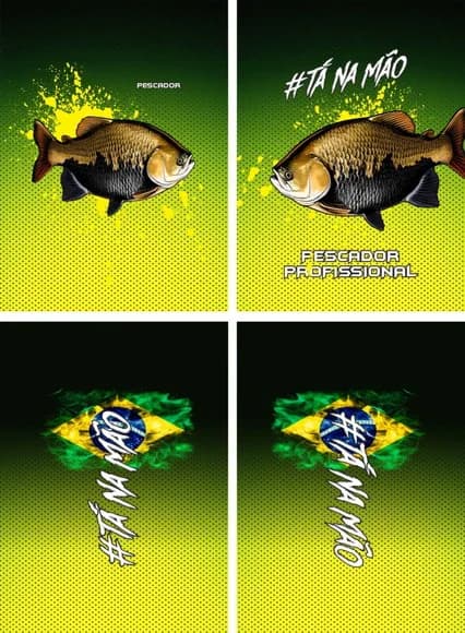 Arte Vetor Camisa Pesca-mod-0119