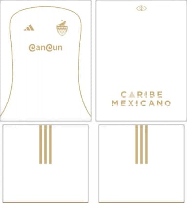 Arte Vetor Camisa Cancun Visita 2025-2026