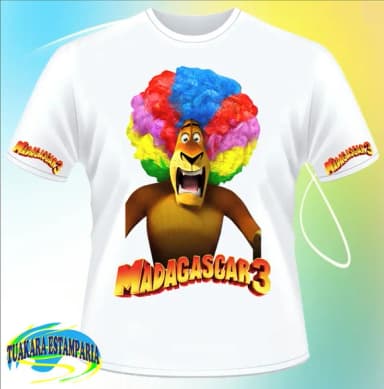 Camiseta Madagascar 3 - Alex