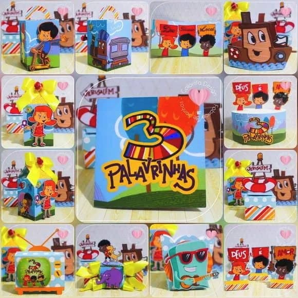 Arquivos de Corte3 Palavrinhas -Cód.: 55