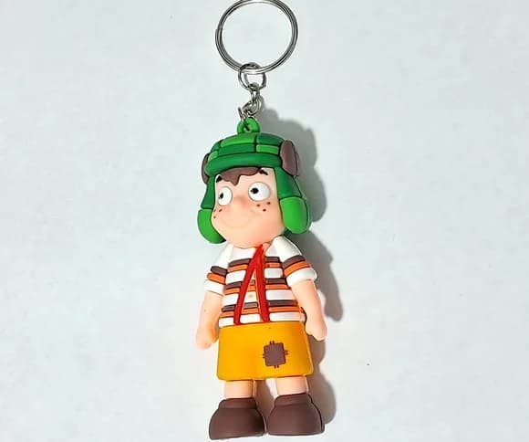 Chaveiro Chaves 70mm Emborrachado Pacote com 1 Peça