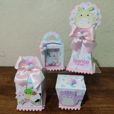 Kit 30 Lembrancinhas - Squishmallow